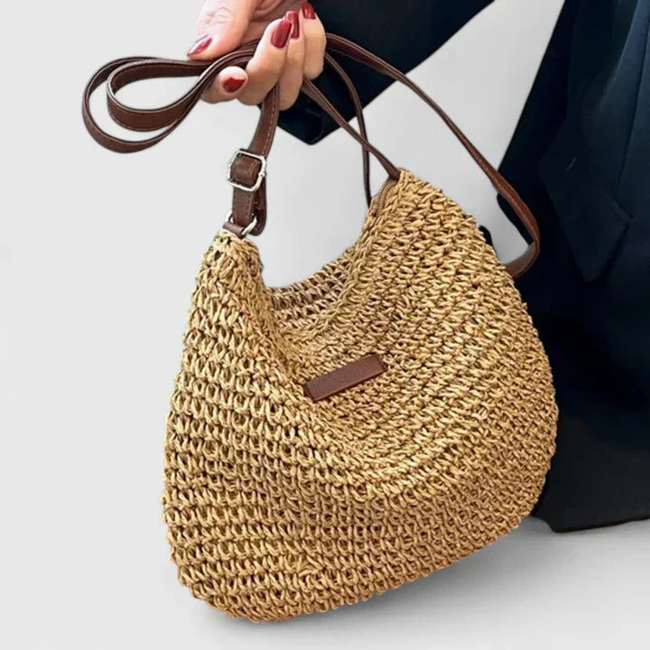 Aurelia Timeless Natural Shoulder Bag For Everyday City Style