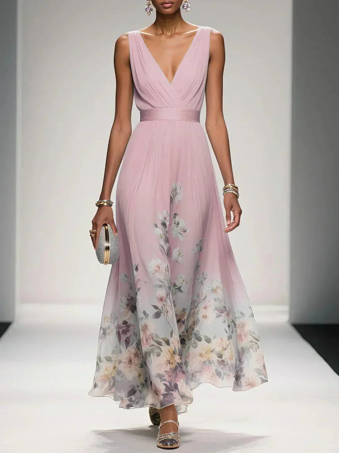Aurelia Women's Floral Print Wedding Guest Outfit