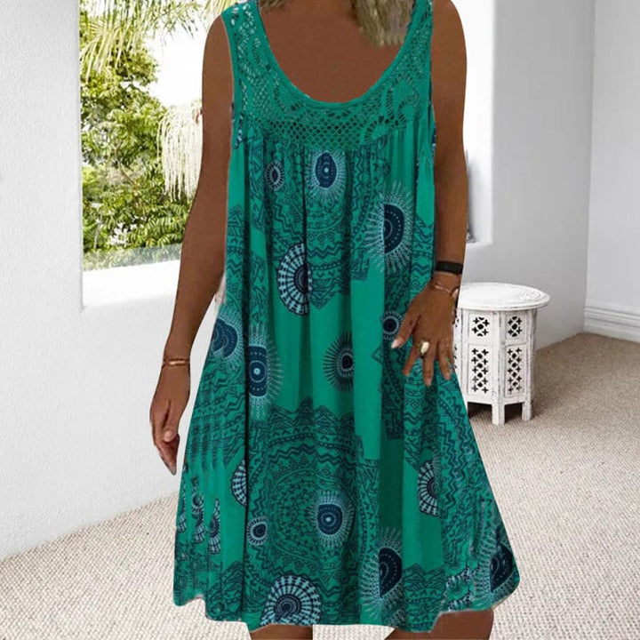 Astra Sunlight Sleeveless Summer Dress For Warm Days