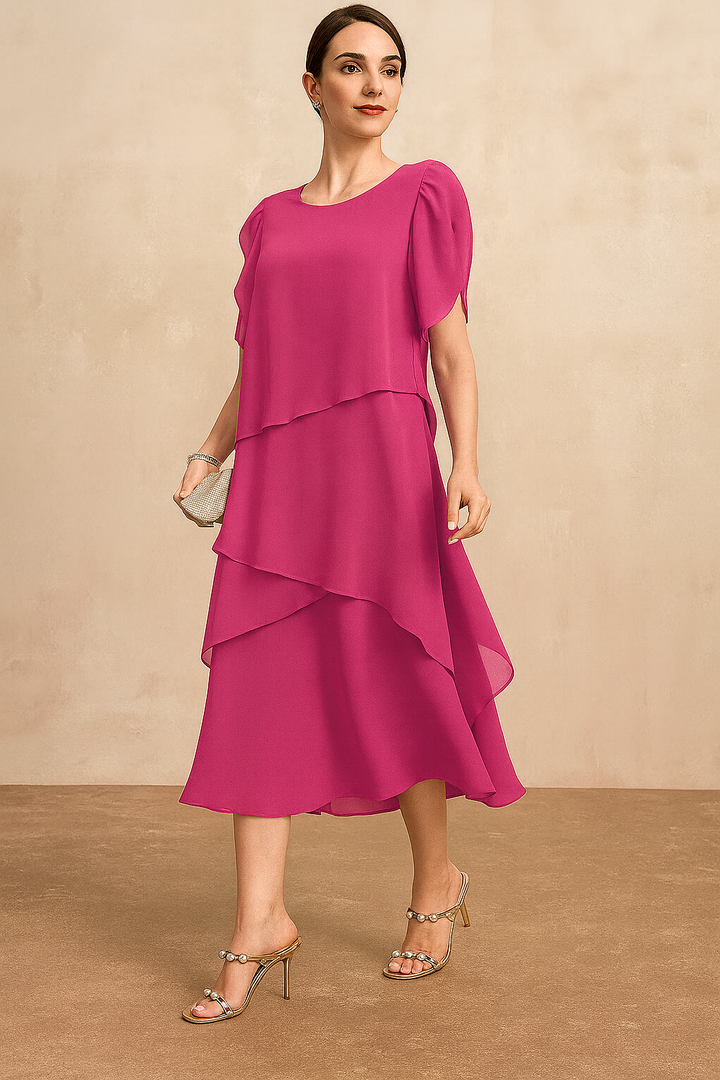 Aurelia Women’s Soft Classic Chiffon Dress For Women
