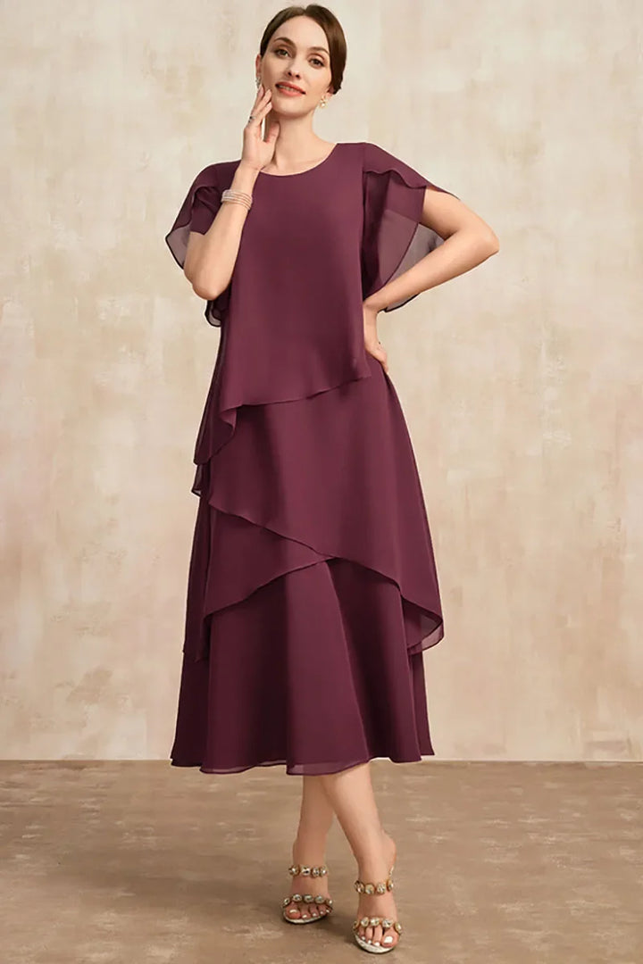 Aurelia Women’s Soft Classic Chiffon Dress For Women