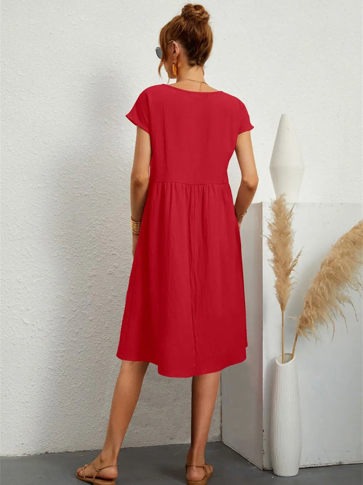 Nova Everyday Casual Pocket Dress For Daily Wear Online