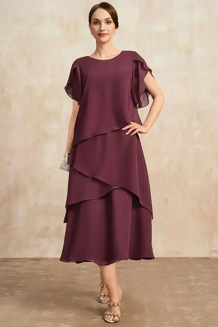 Aurelia Women’s Soft Classic Chiffon Dress For Women