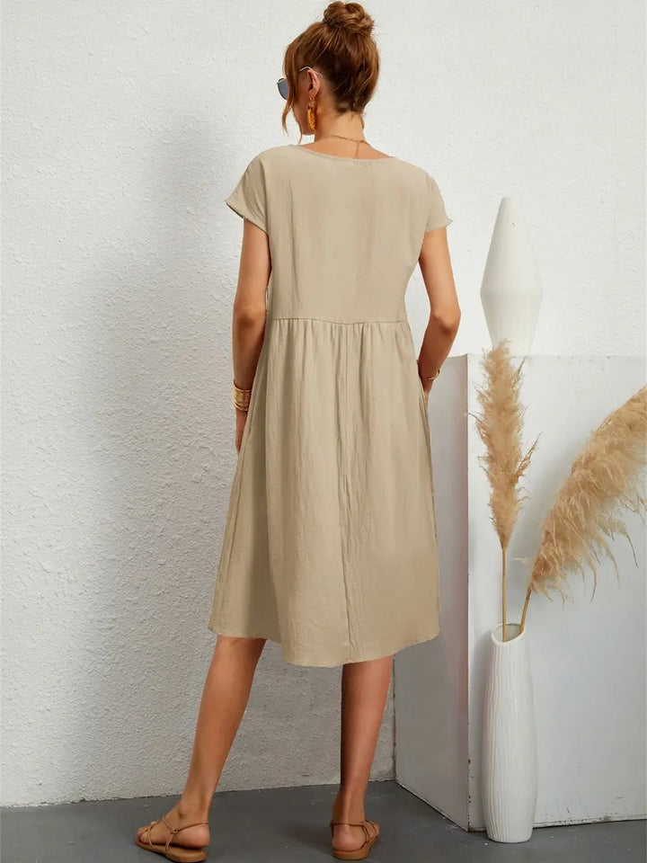 Nova Everyday Casual Pocket Dress For Daily Wear Online