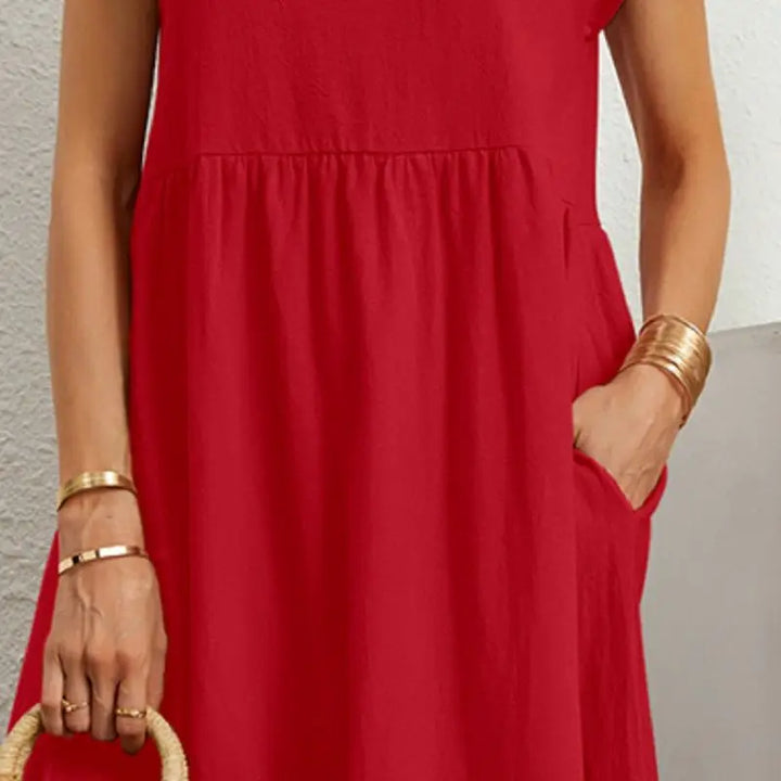 Nova Everyday Casual Pocket Dress For Daily Wear Online