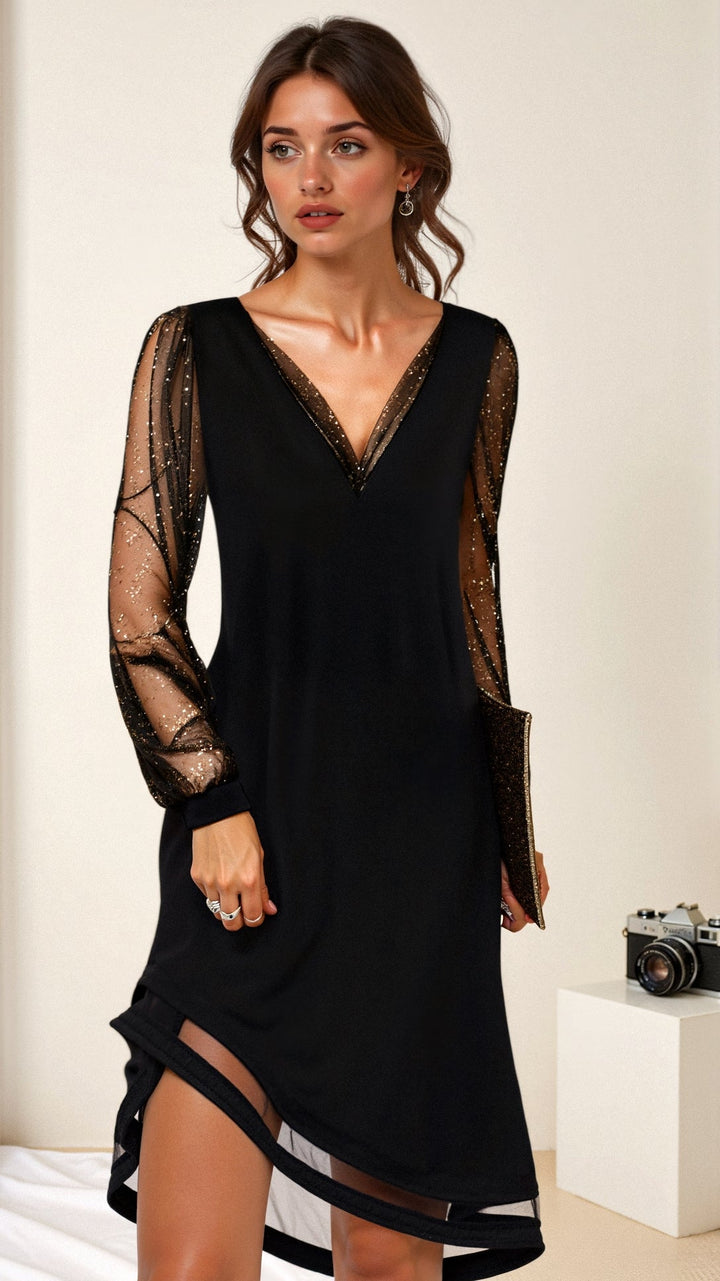 Aurora Women’s Summer Sequined Evening Party Dress