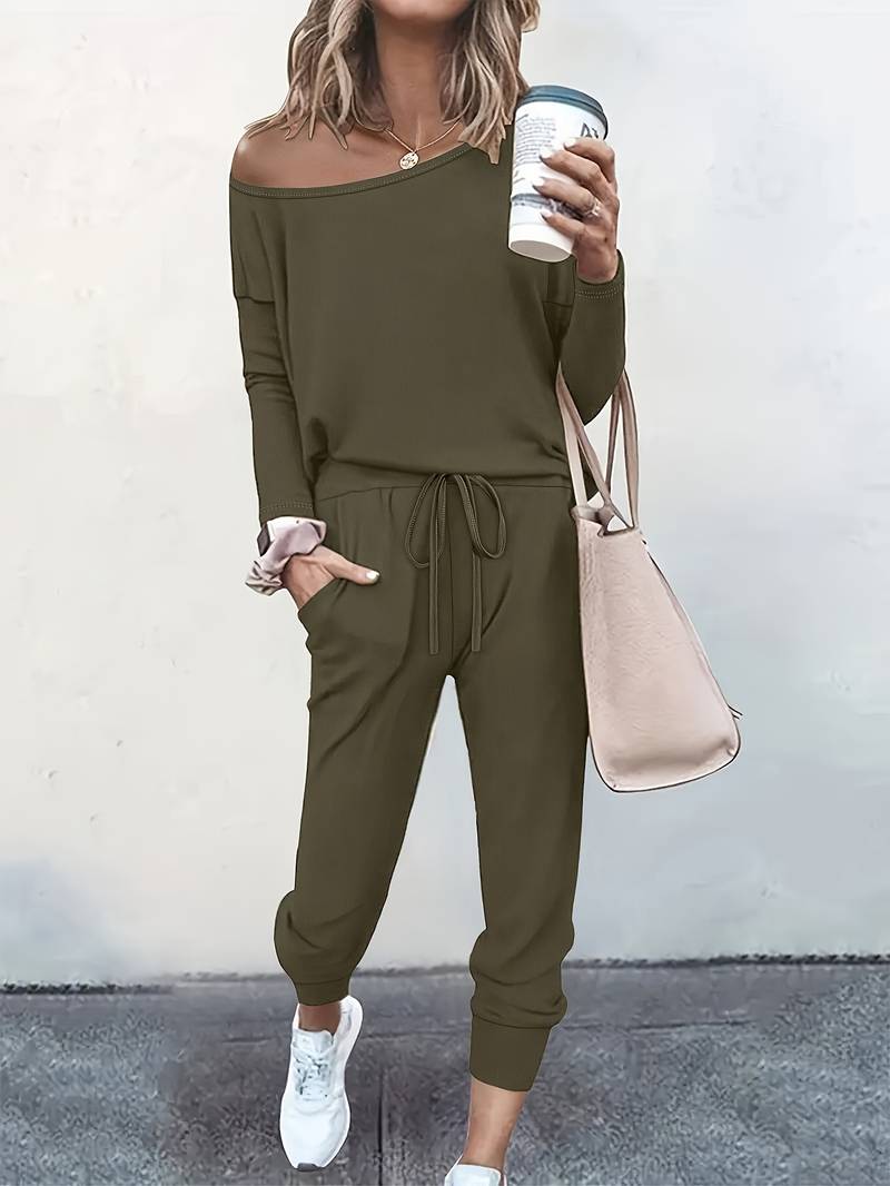 Aurelia Effortless Chic Two Piece Set For Everyday Comfort And Style