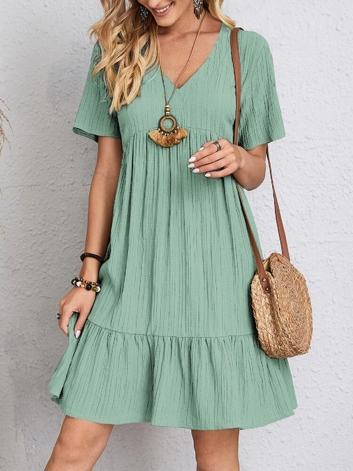 Nova Bloom Elegant Dress With Belly Coverage For Women